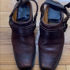 Authentic Frye leather clogs